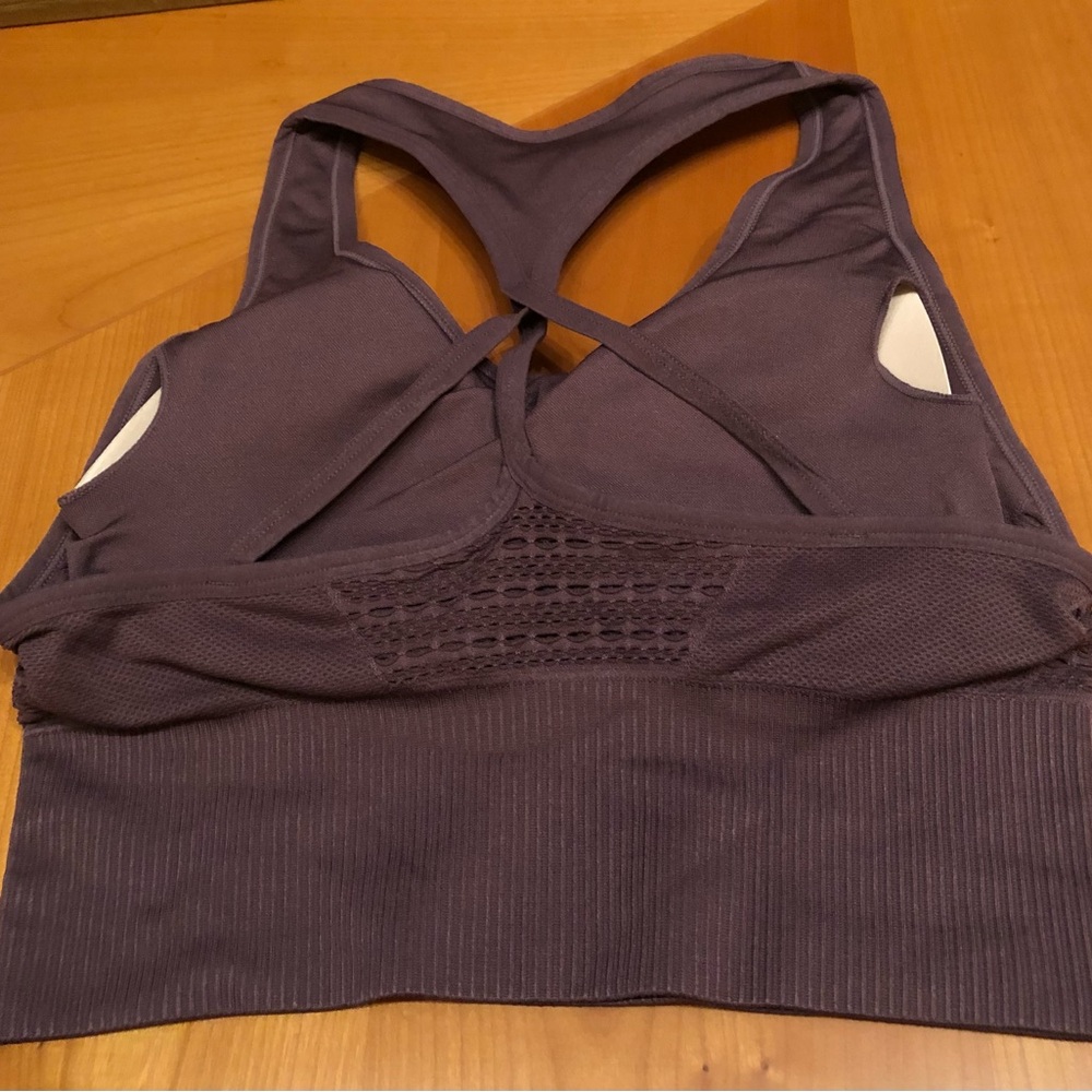 Mauve sports bra